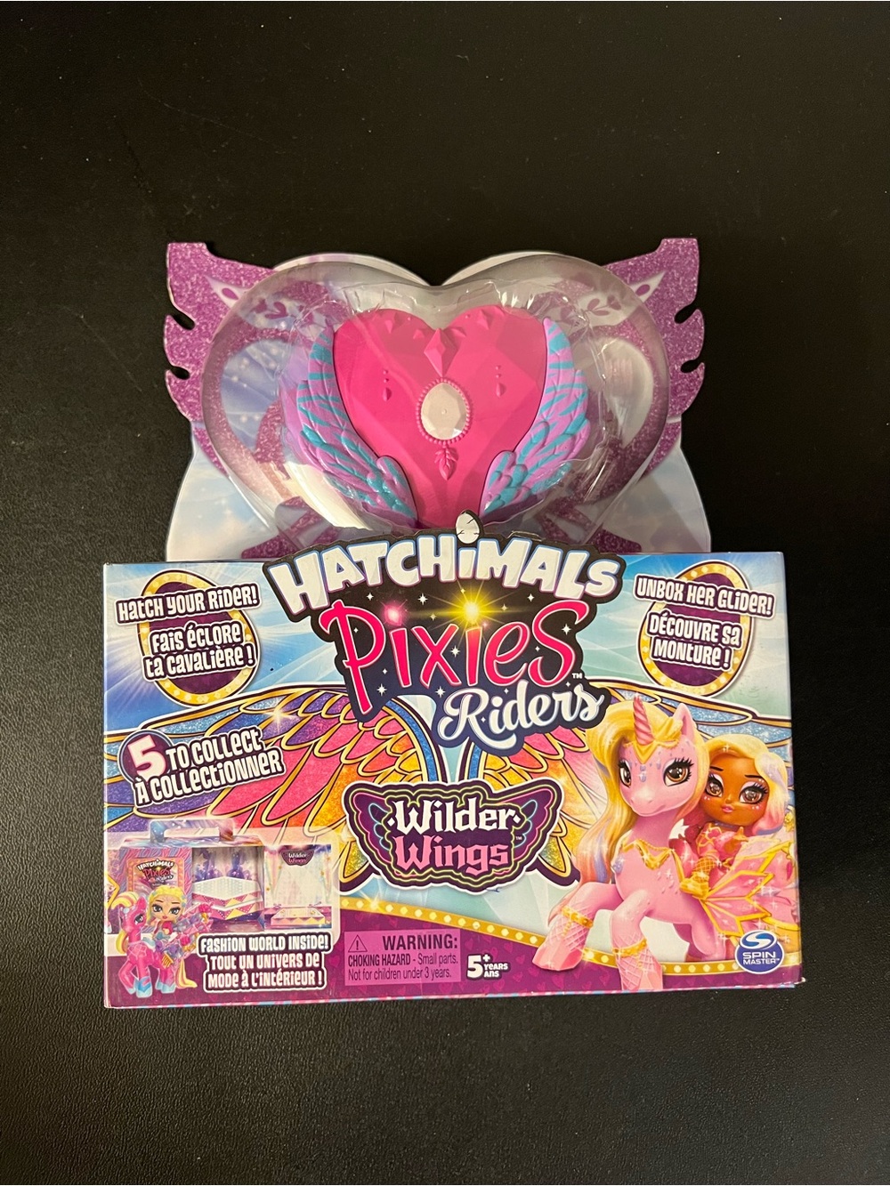 Hatchimals Pixies Riders Wilder Wings Magical Mel Pixie and Ponygator Glider New